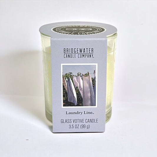 Bridgewater Candle Glass Votive Laundry Line Bridgewater Candle Bridgewater Candle