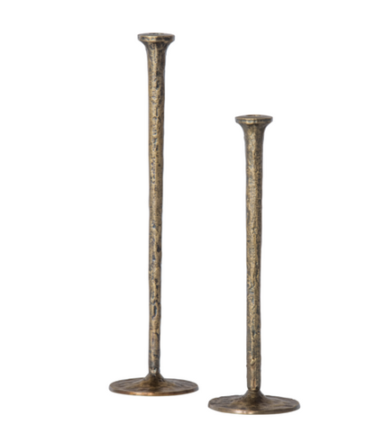 CHANDLER KAARSENSTANDAARD METAAL ANTIQUE BRASS 49CM Kandelaar BePureHome