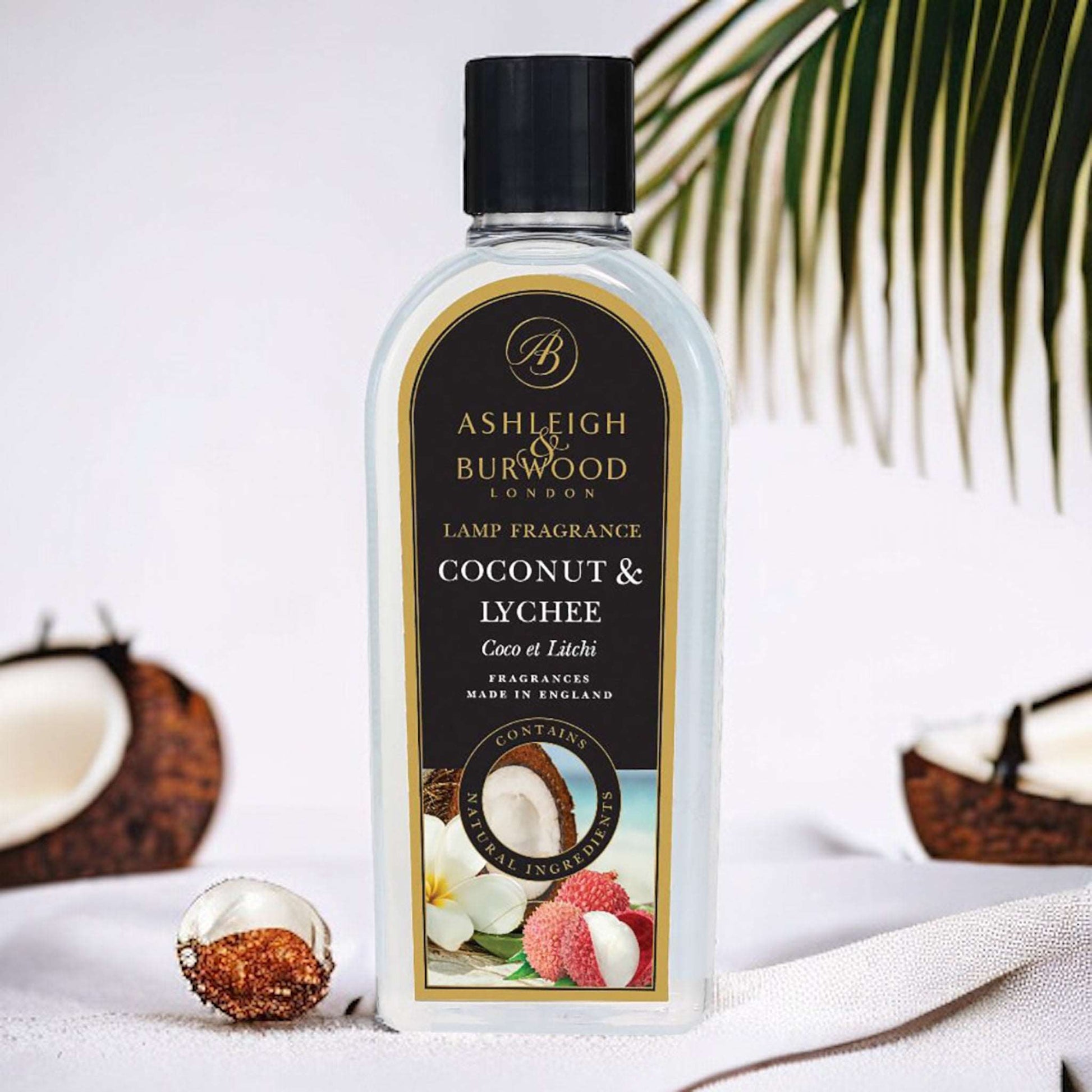 Coconut & Lychee Geurlampolie 500 ml Geurolie Ashleigh & Burwood