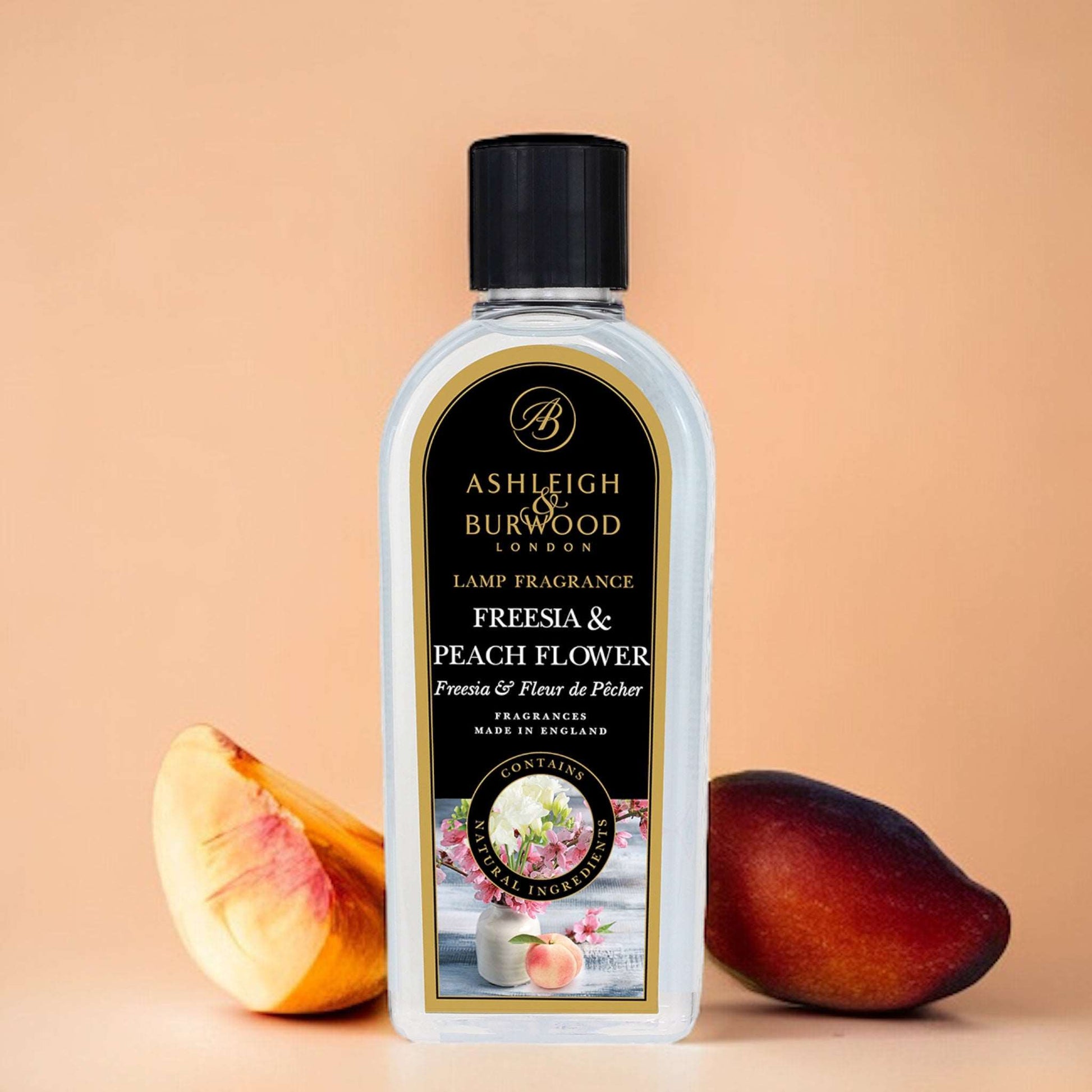 Freesia & Peach Blossom Geurlampolie 500 ml Geurolie Ashleigh & Burwood