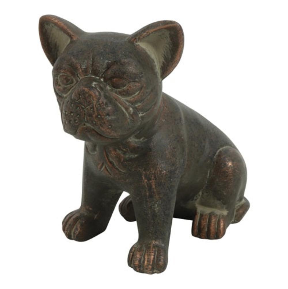 Hond zittend Pugsy S bruin-L14B9H14,5CM Ornament Countryfield