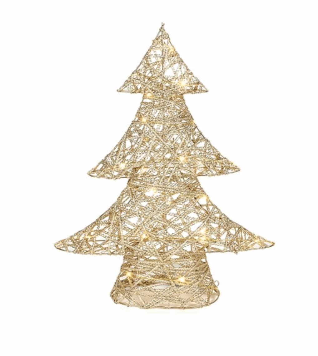 Kerstboom LED timer Leonie M goud-L10B40H48CM Kerst Countryfield