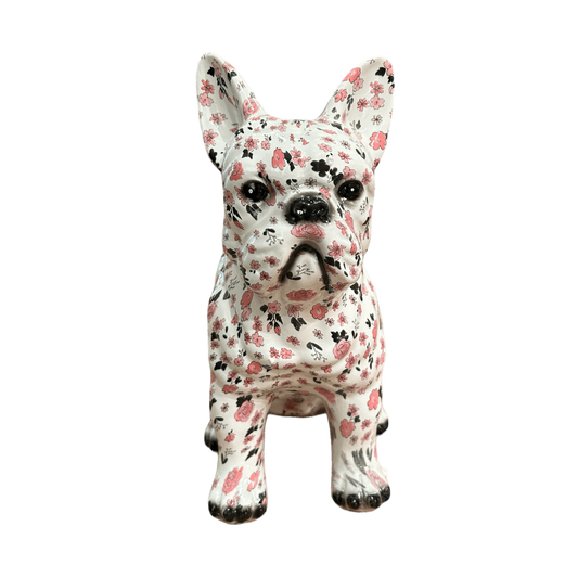 Kleurrijke zittende Franse Bulldog 22cm verkrijgbaar in 4 varianten Ornament Ohker Living Variant 1