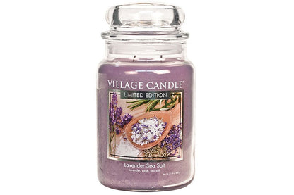 Lavender Sea Salt Geurkaars L Geurkaars Village Candle