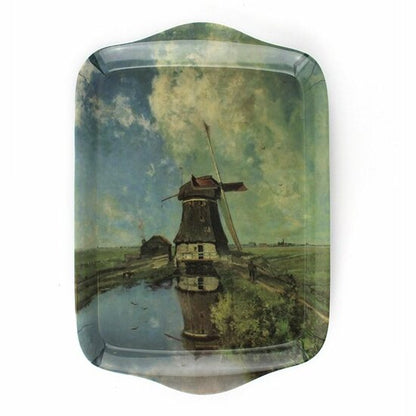 Mini dienblad, 21 x 14 cm, Molen in de maand juli, Gabriël Dienblad Ohker Living