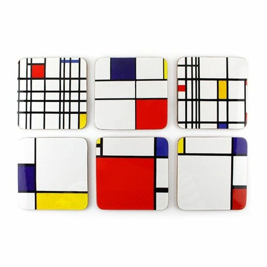 Onderzetters | Composition, Mondriaan Onderzetters Ohker Living