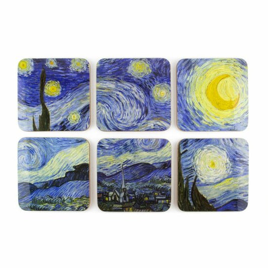 Onderzetters | Van Gogh, Starry Night Onderzetters Ohker Living