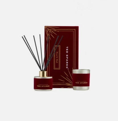 TED SPARKS - Candle & Diffuser Gift Set - Wood & Musk Giftset Ted Sparks