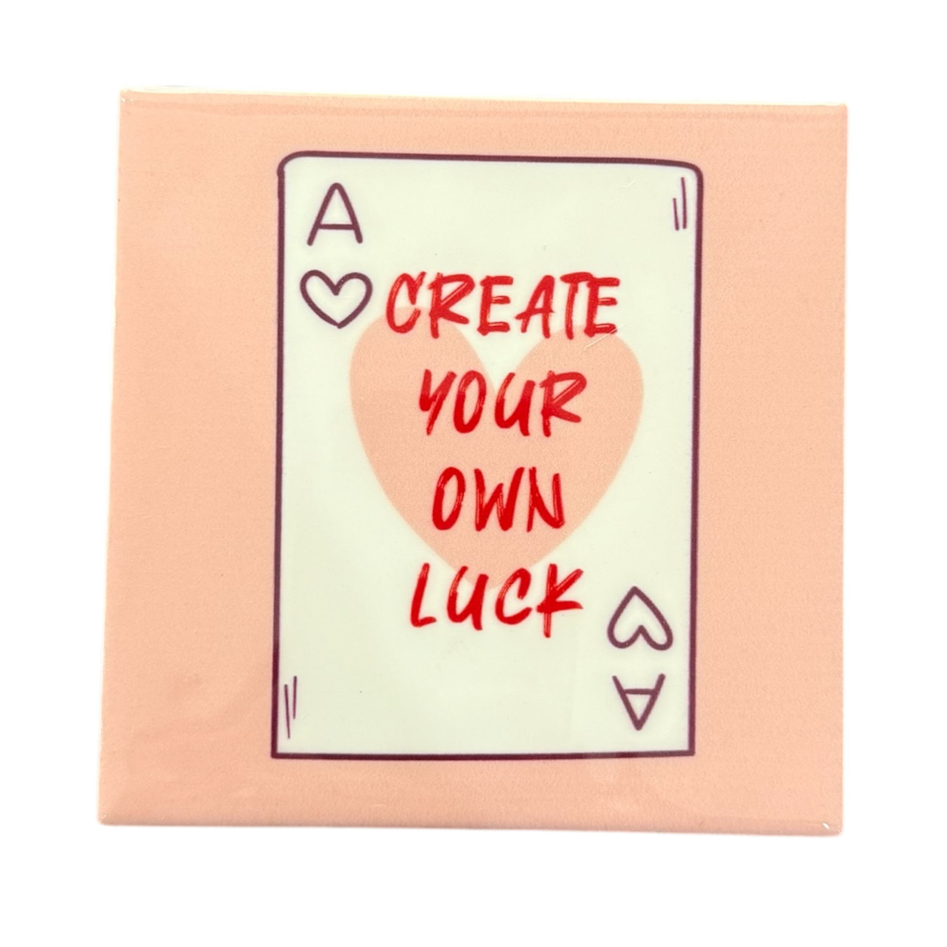 Tegeltje Create Your Own Luck Ohker Living