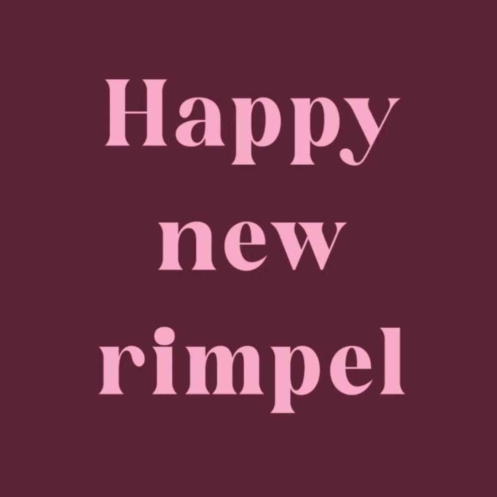 Tegeltje Happy New Rimpel Ohker Living