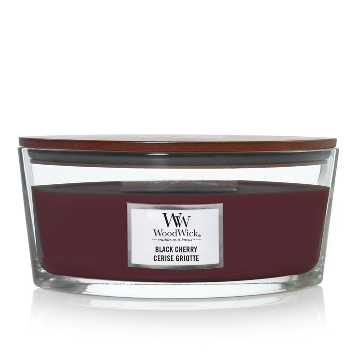 WW Black Cherry Ellipse Candle Geurkaars WoodWick