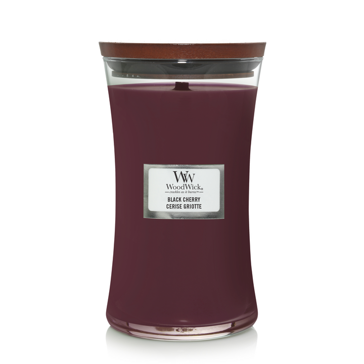 WW Black Cherry Large Candle Geurkaars WoodWick