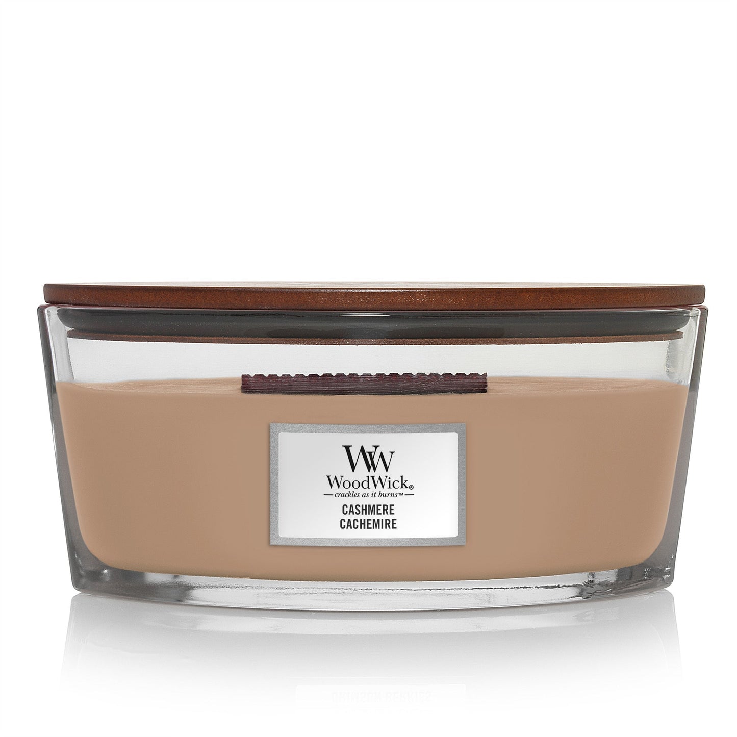 WW Cashmere Ellipse Candle Geurkaars WoodWick