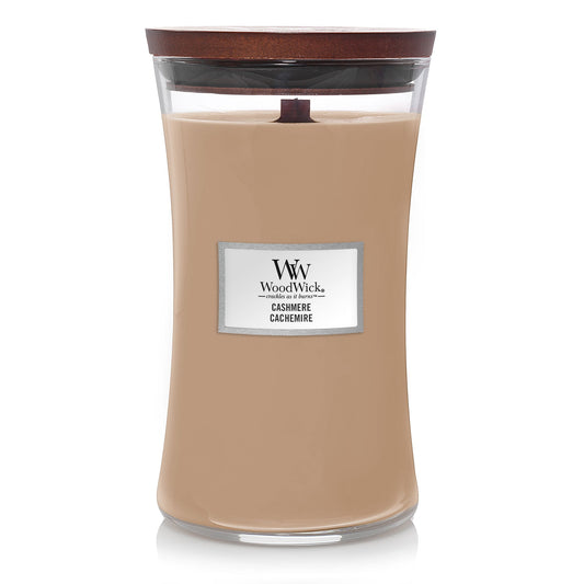 WW Cashmere Large Candle Geurkaars WoodWick