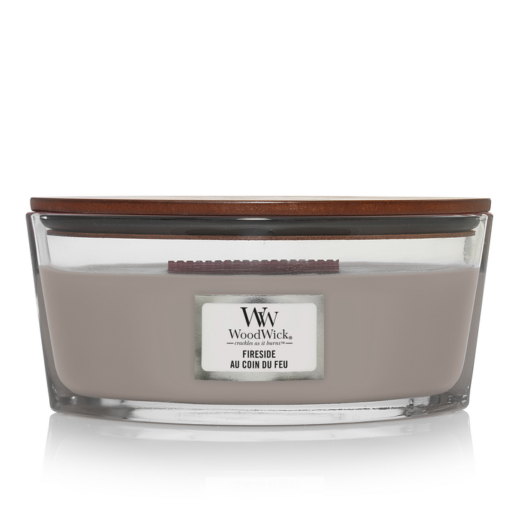 WW Fireside Ellipse Candle Geurkaars WoodWick