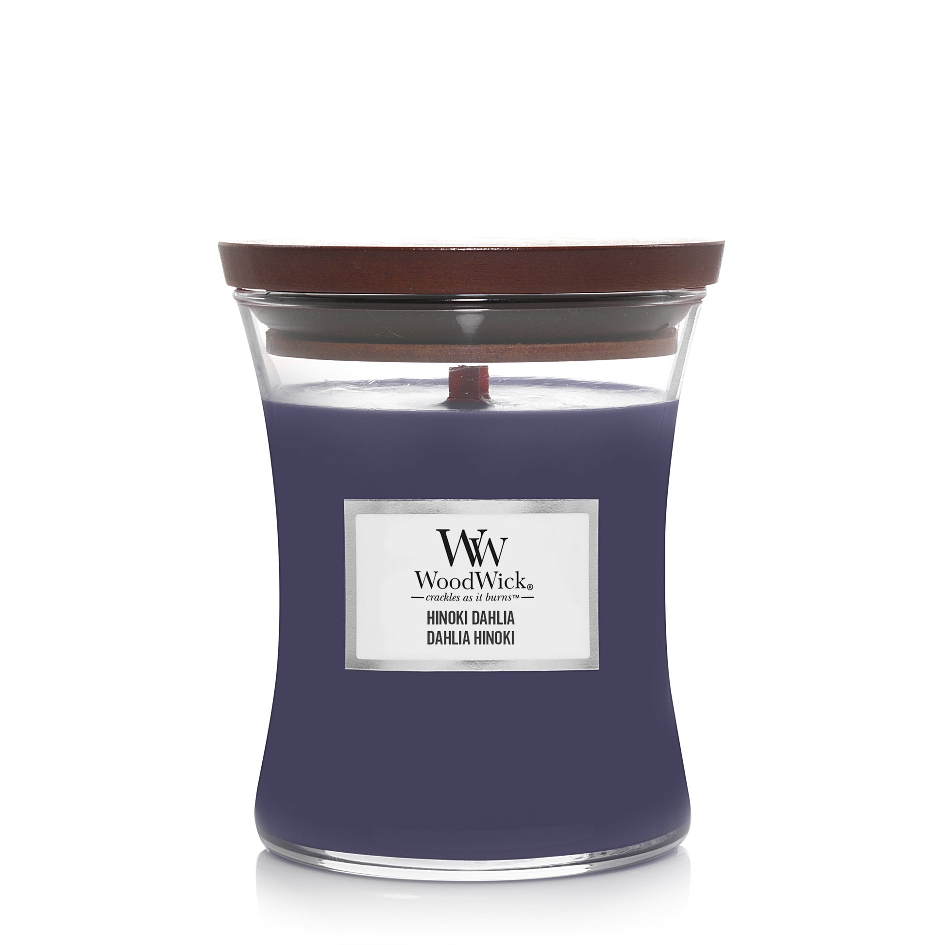 WW Hinoki Dahlia Medium Candle Geurkaars WoodWick