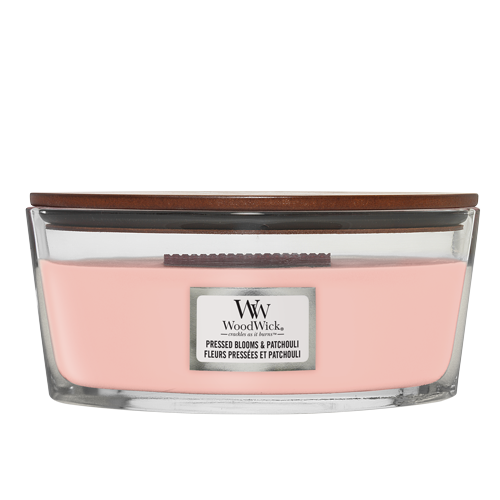 WW Pressed Blooms & Patchouli Ellipse Candle Geurkaars WoodWick