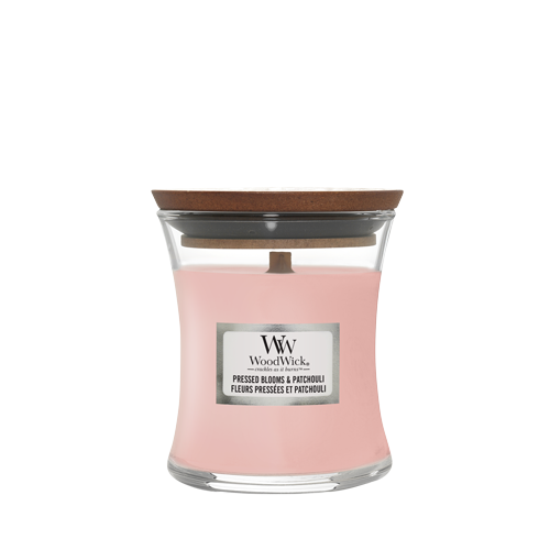 WW Pressed Blooms & Patchouli Mini Candle Geurkaars WoodWick