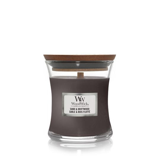 WW Sand & Driftwood Mini Candle Pre Order Geurkaars WoodWick