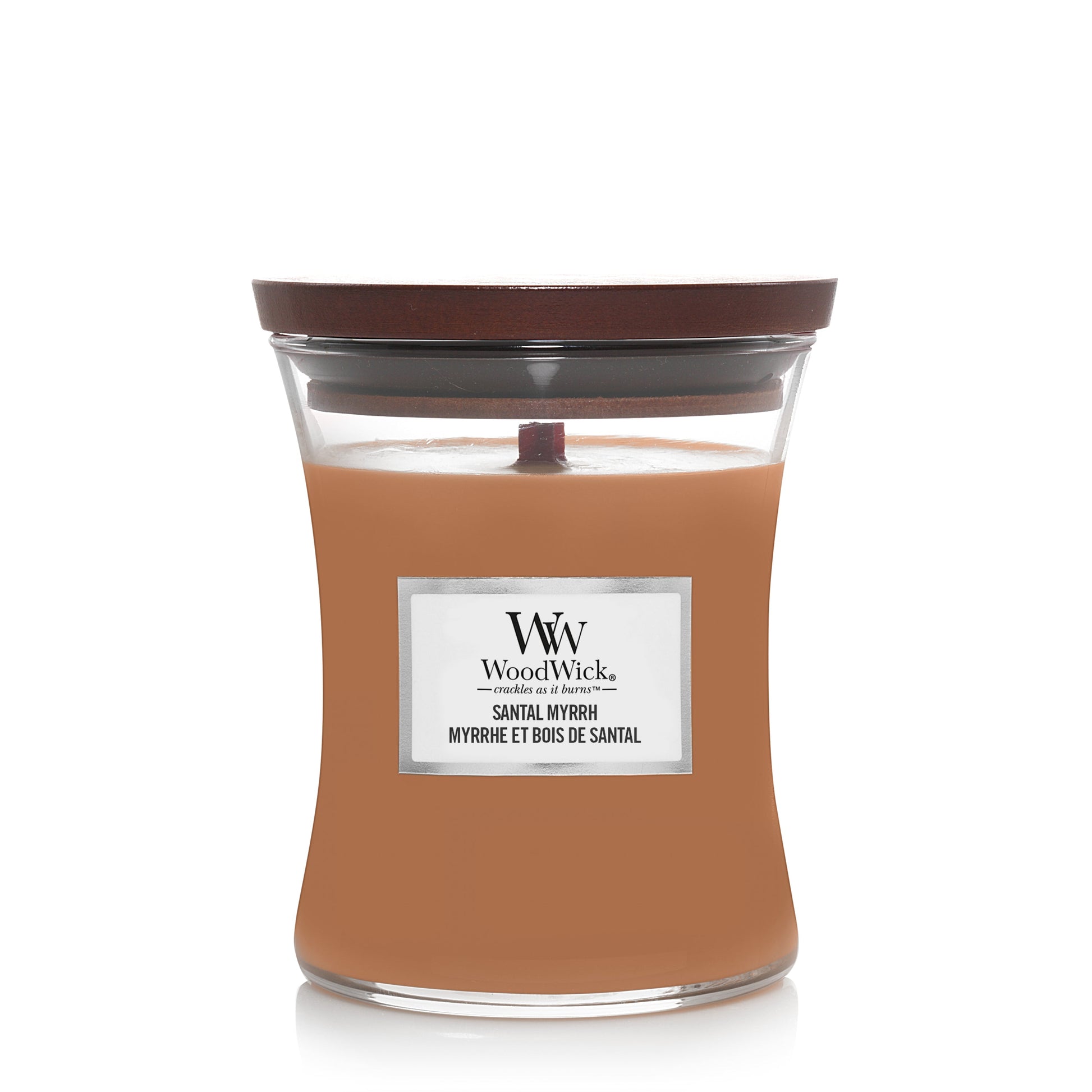 WW Santal Myrrh Medium Candle Geurkaars WoodWick